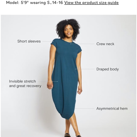 NWT! Universal Standard Black Geneva Dress Sz 22/24 (L) - Picture 6 of 6